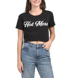 PACIFIC & CO Black/White Hot Mess Tee